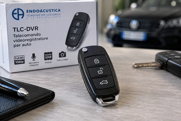 Telecamera nel telecomando dell’auto: tecnologia e funzionamento dei DVR compatti