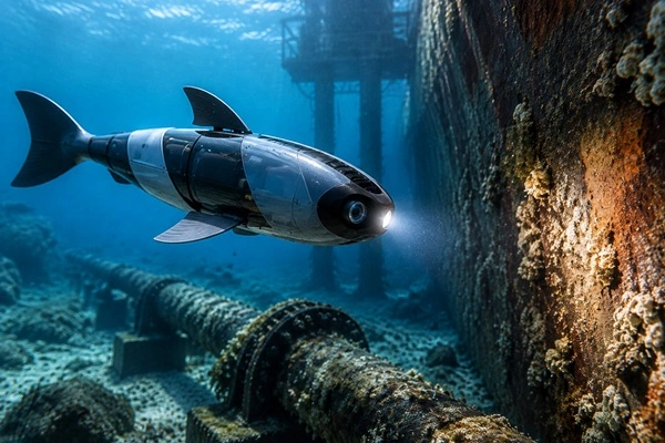 Sembra un pesce ma è un robot!