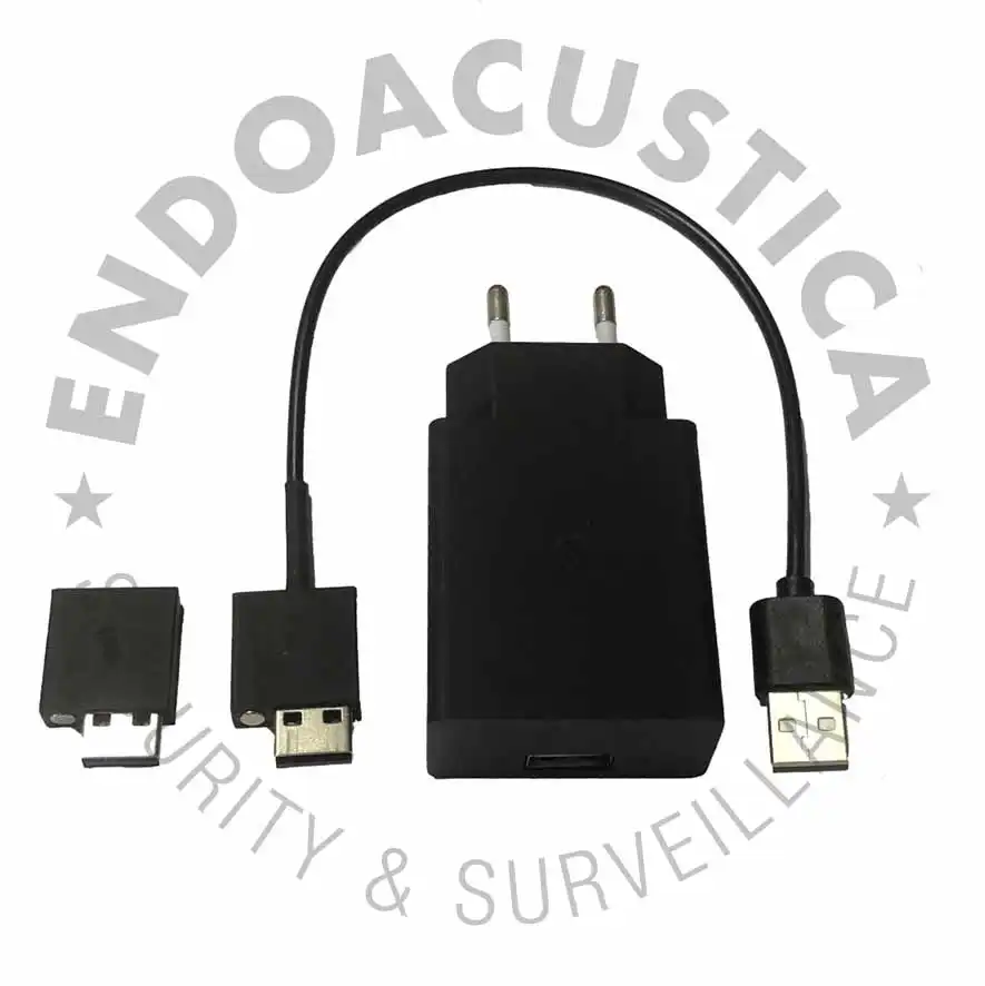 registratore spia nascosto in carica batteria