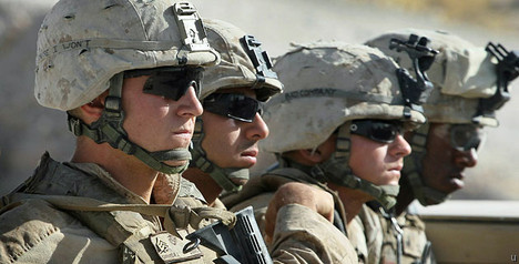 A helmet for remotely controlled soldiers