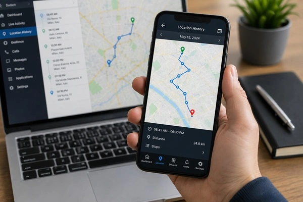 How Location History Works on an Spy Smartphone