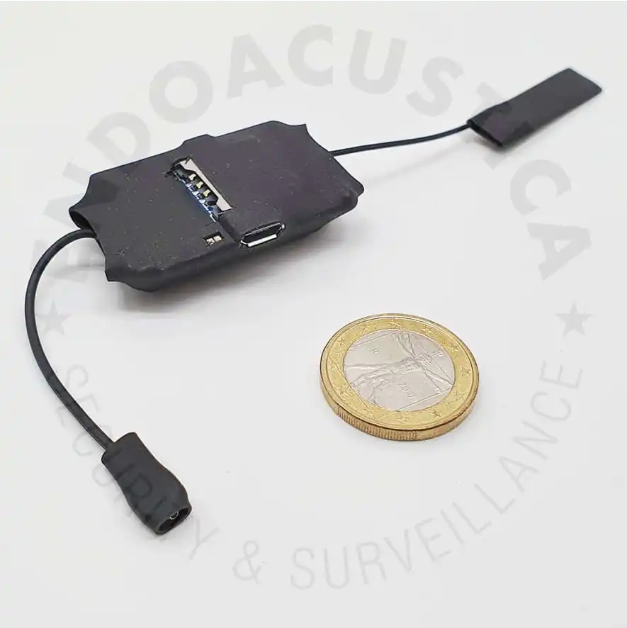 Microspia GSM ad attivazione vocale – professionale – doppio microfono –  Sikurit Technology Solutions