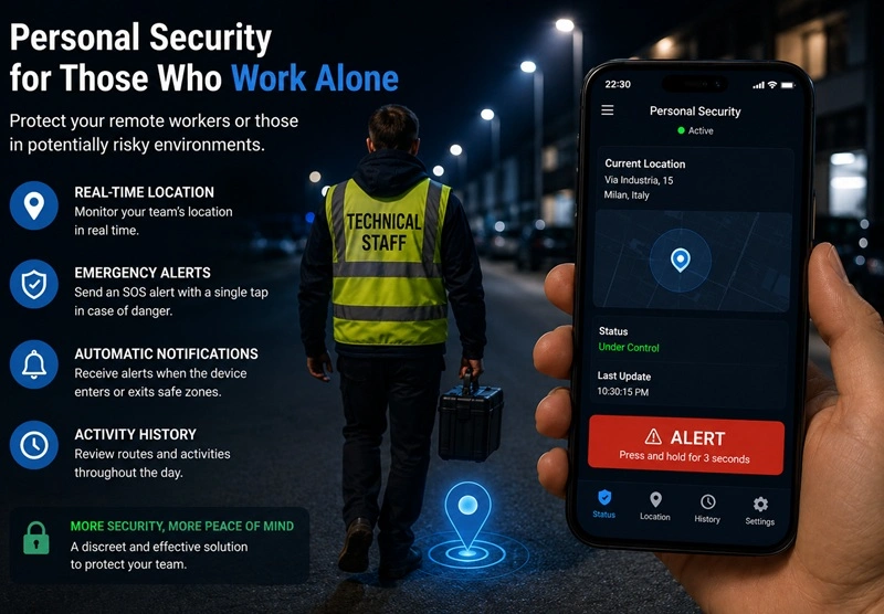 Monitoring solution for lone workers
